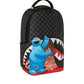 SESAME STREET COOKIE MONSTER SNEAKING A BITE DLXSV BACKPACK
