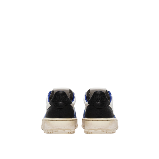 WHITE BLUE & BLACK