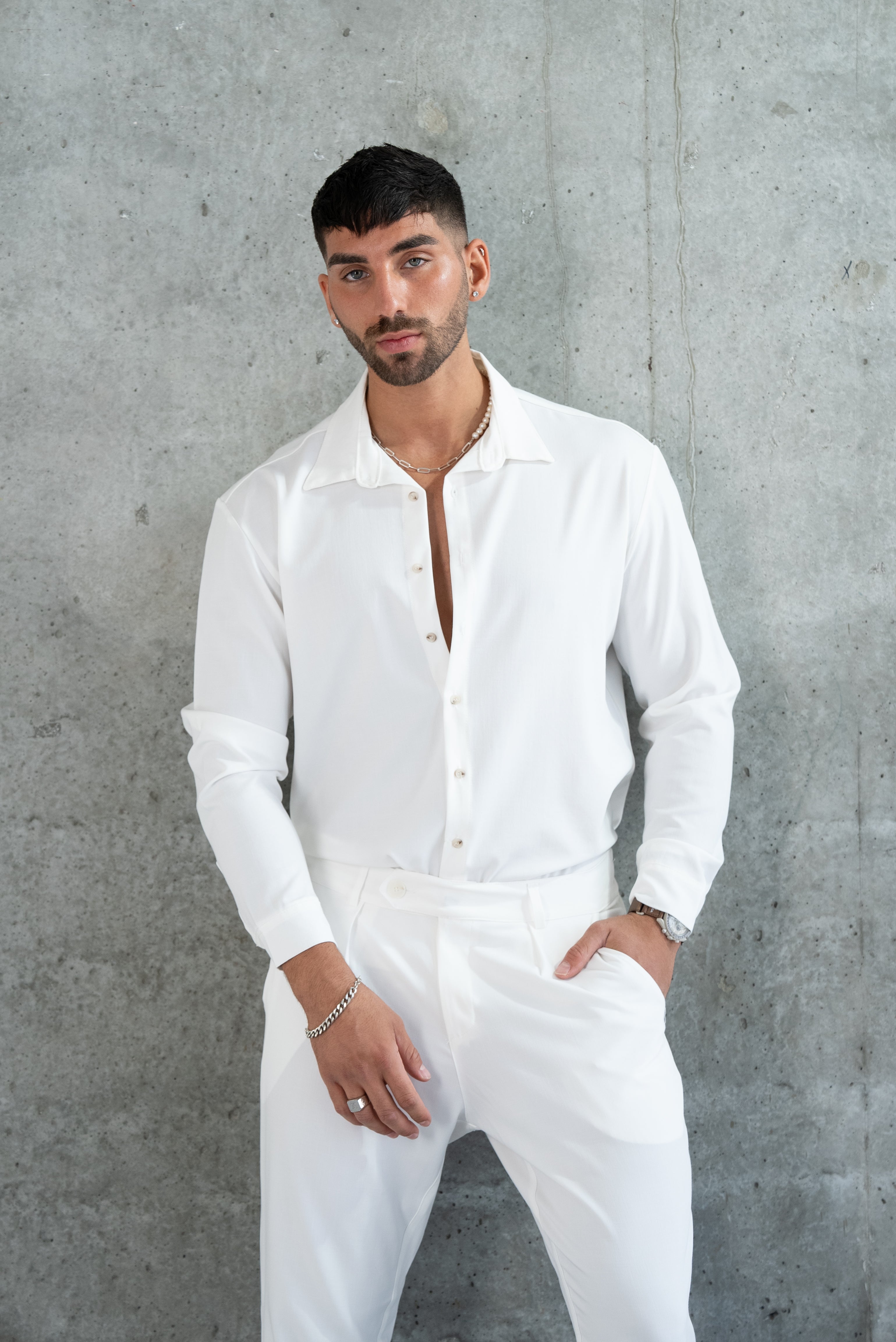 ELEGANT SHIRT MAX MARA - WHITE