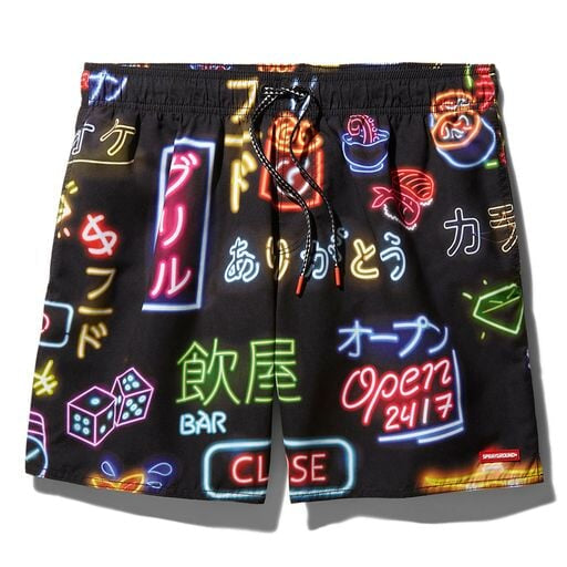 NEON LIGHTS SWIM SHORT - Butterfly Sneakers