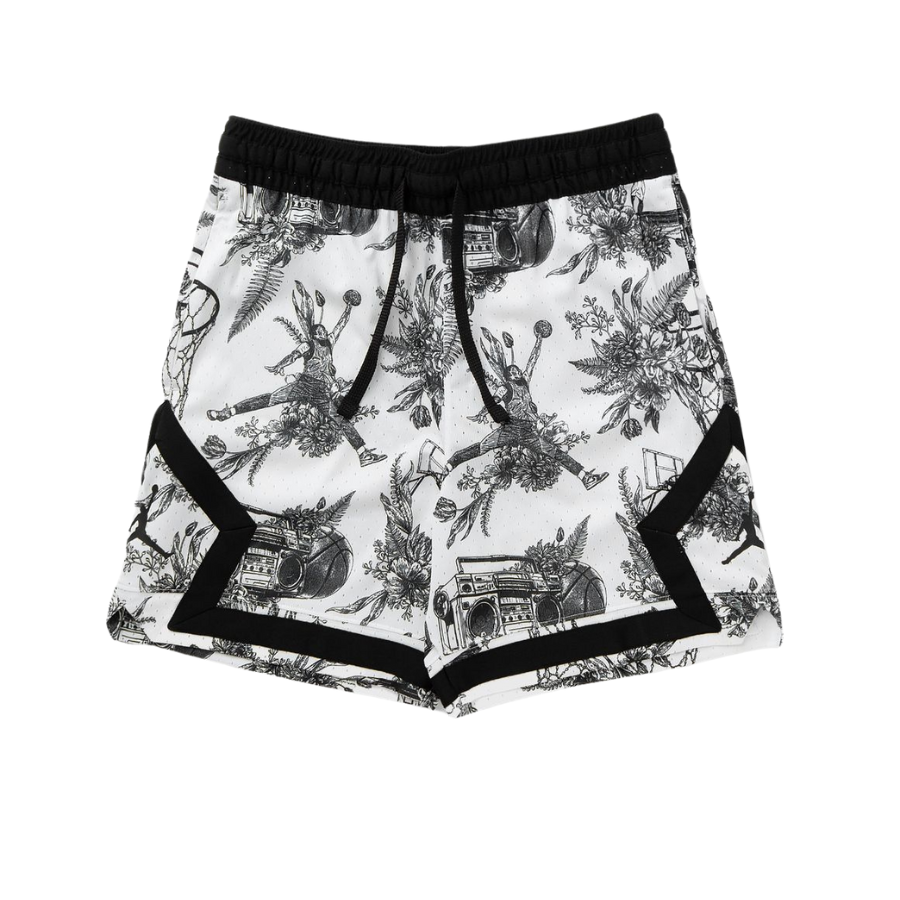 JORDAN SPORT DRI-FIT PRINTED DIAMOND MENS SHORTS