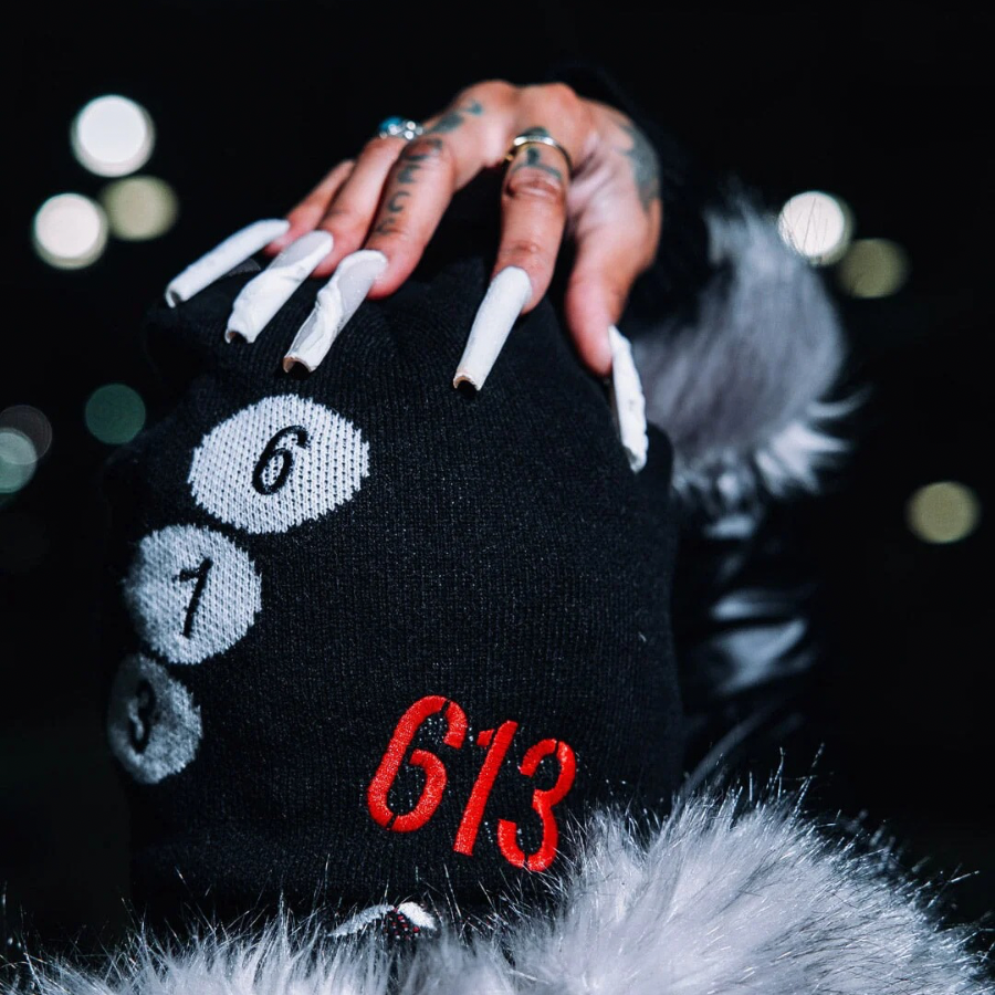 SPRAYGROUND SKI MASK - 613 TYPOGRAPHY