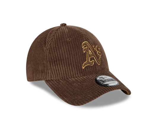 NEW ERA CAP WIDE CORD 9FORTY OAKATH BRSBRZ