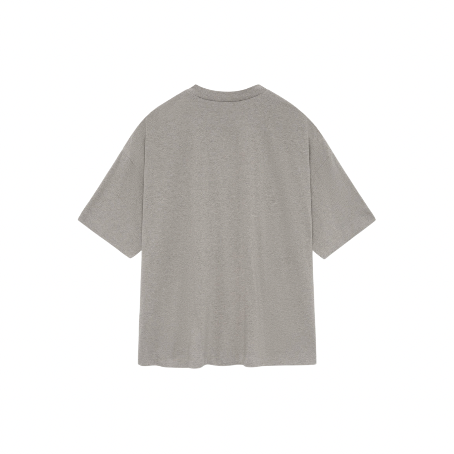 FEAR OF GOD ESSENTIALS Dark Heather Oatmeal Cotton-Blend Sweat Shirt