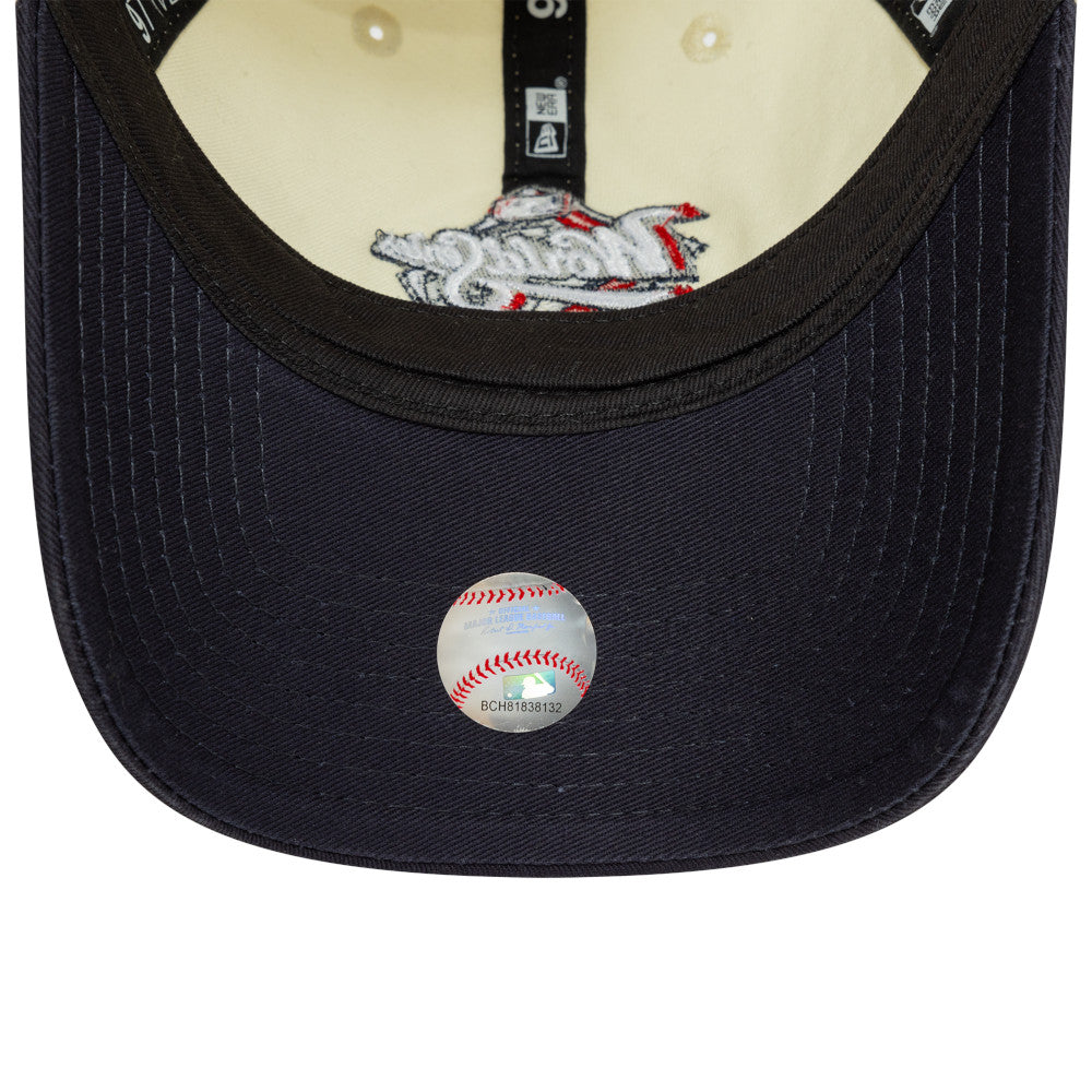 New York Yankees World Series Patch Cream 9TWENTY Adjustable Cap