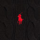 Ralph Lauren Men's Long Sleeve V Neck Blouse Black polo