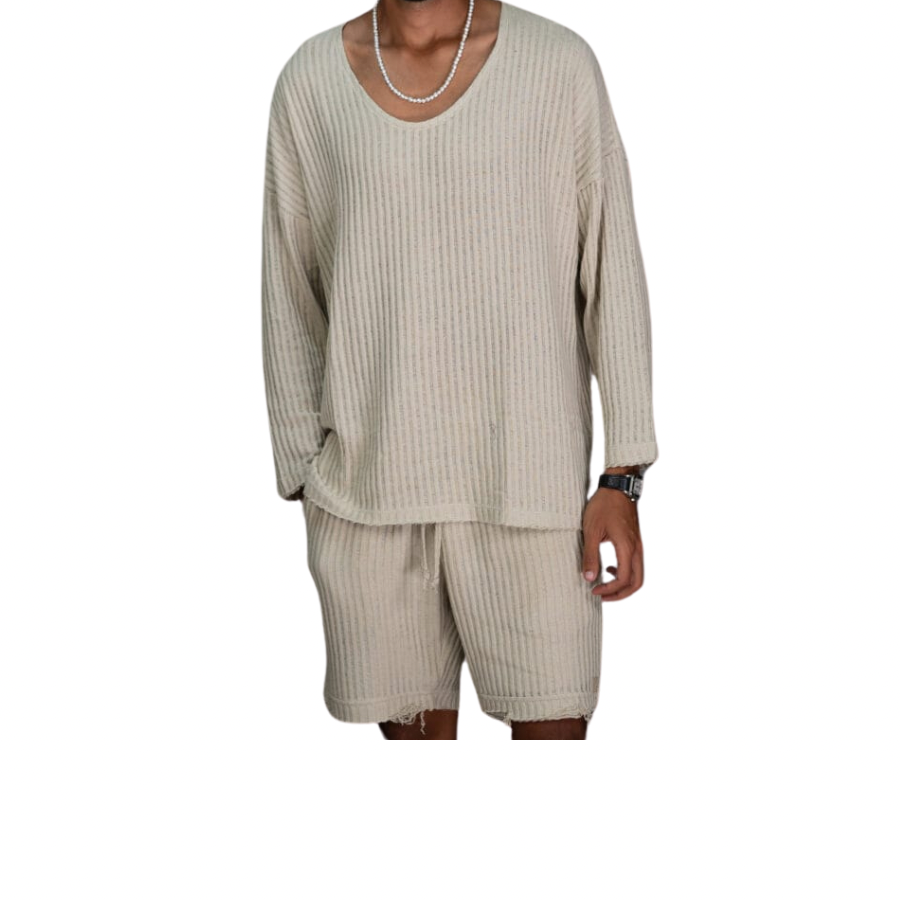 Mykonos Shirt oversized - Brown