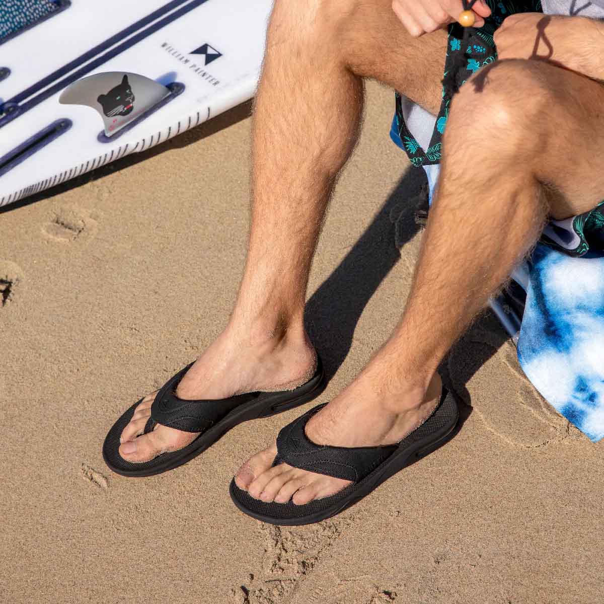 REEF ALL BLACK כפכפי ריף