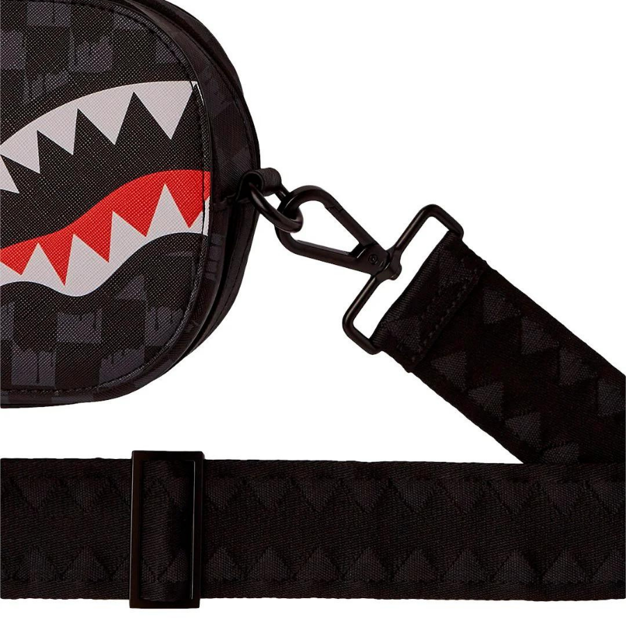 SPRAYGROUND DRIP CHECK SHARK SLING