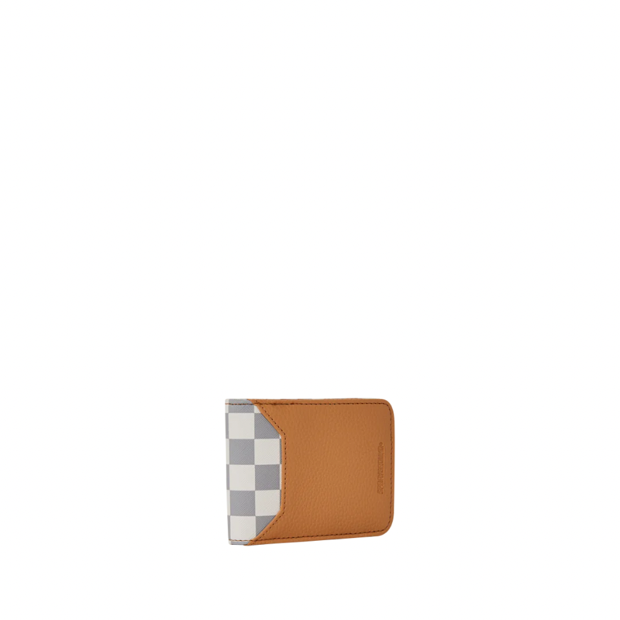 SPRAYGROUND HENNY LATTE ELASTIC BI-FOLD WALLET