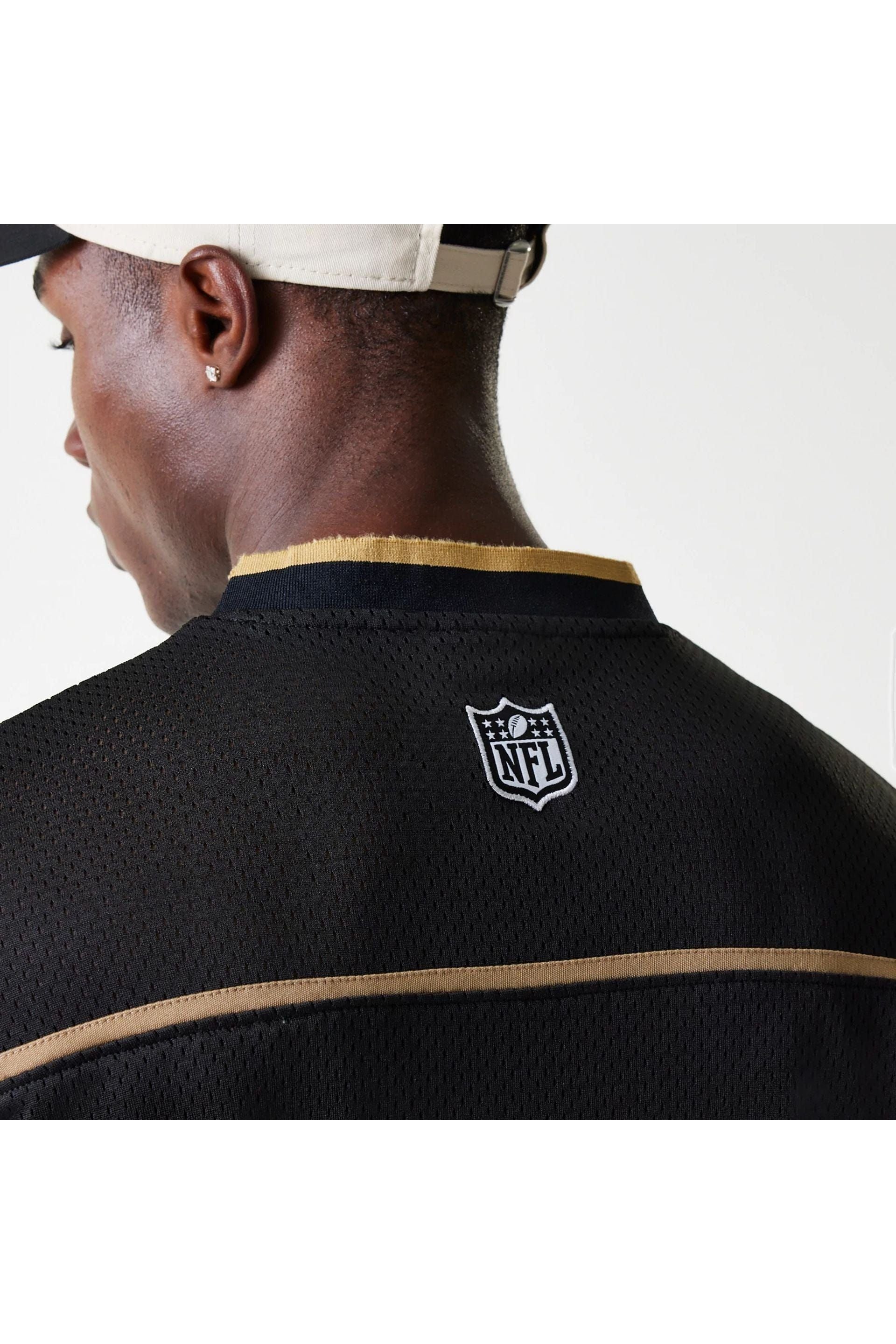 MESH NFL SAF49E BLK חולצת טי שירט שרוול קצר - Butterfly Sneakers