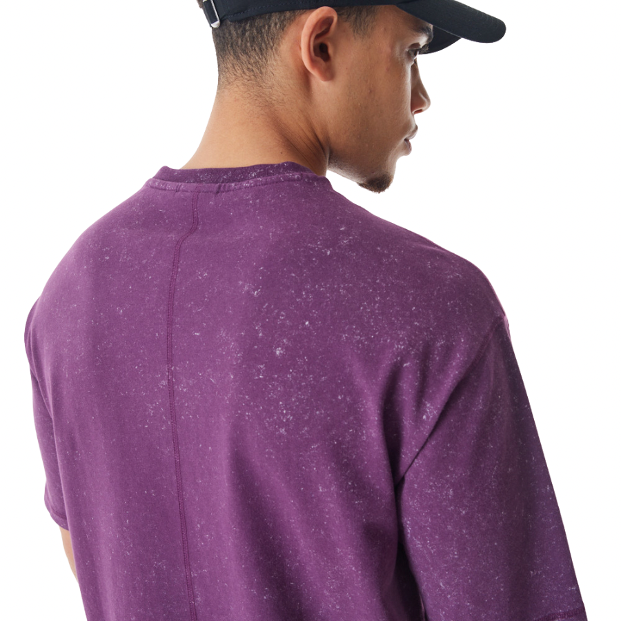 New Era Wash Dark Purple Oversized T-Shirt