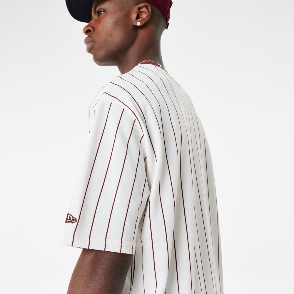 NE PINSTRIPE OS TEE NEWERA