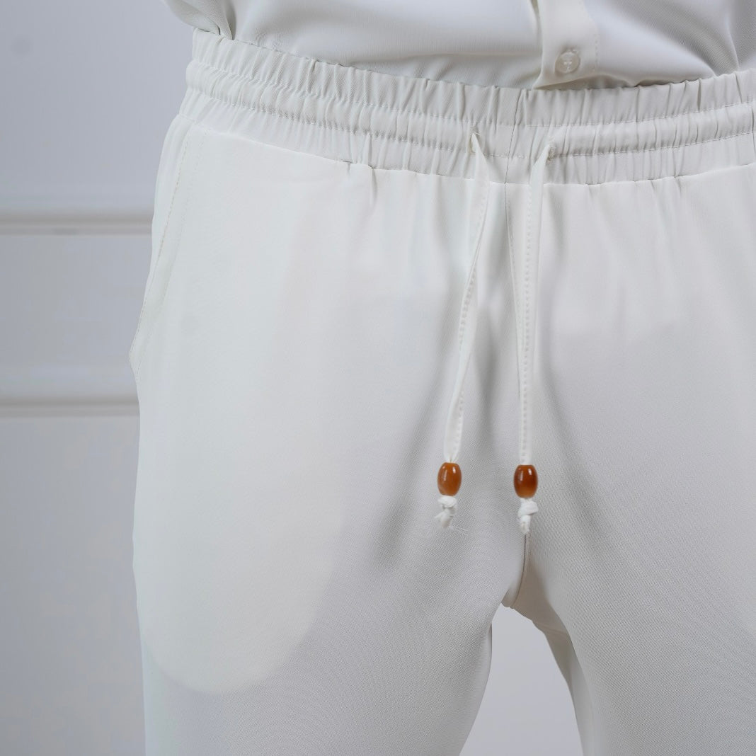 Elegant New York Pants - White