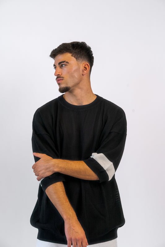 חולצת סריג שרוול קצר BB