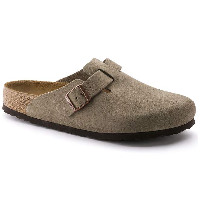 Birkenstock Boston Taupe כפכפי בירקנשטוק בוסטון יוניסקס טיופ
