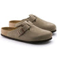 Birkenstock Boston Taupe כפכפי בירקנשטוק בוסטון יוניסקס טיופ