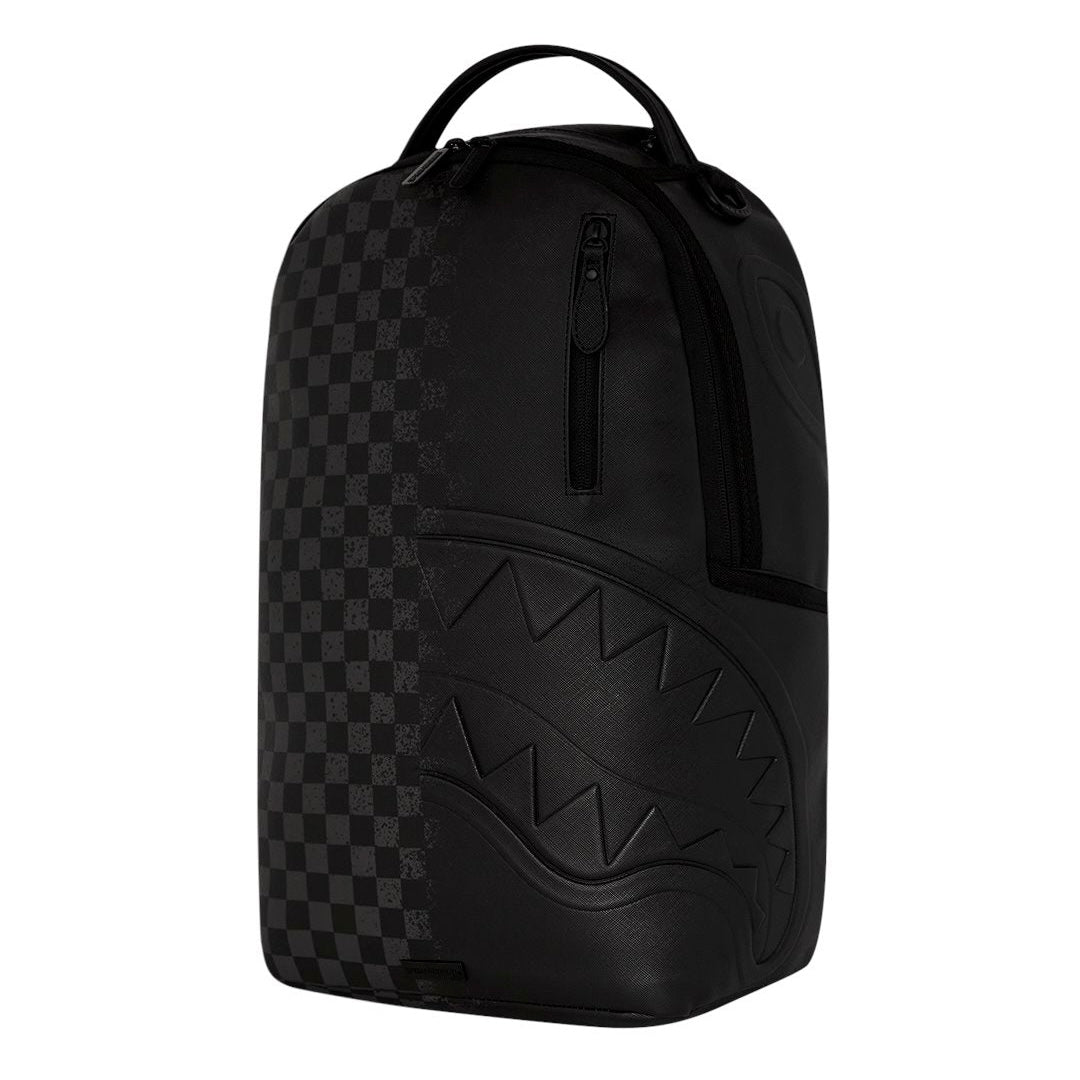 SPRAYGROUND HALF SPRITZ BLACK/GREY CHECK BACKPACK