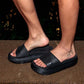 REEF BLACK כפכפי פלטפורמה ריף לנשים