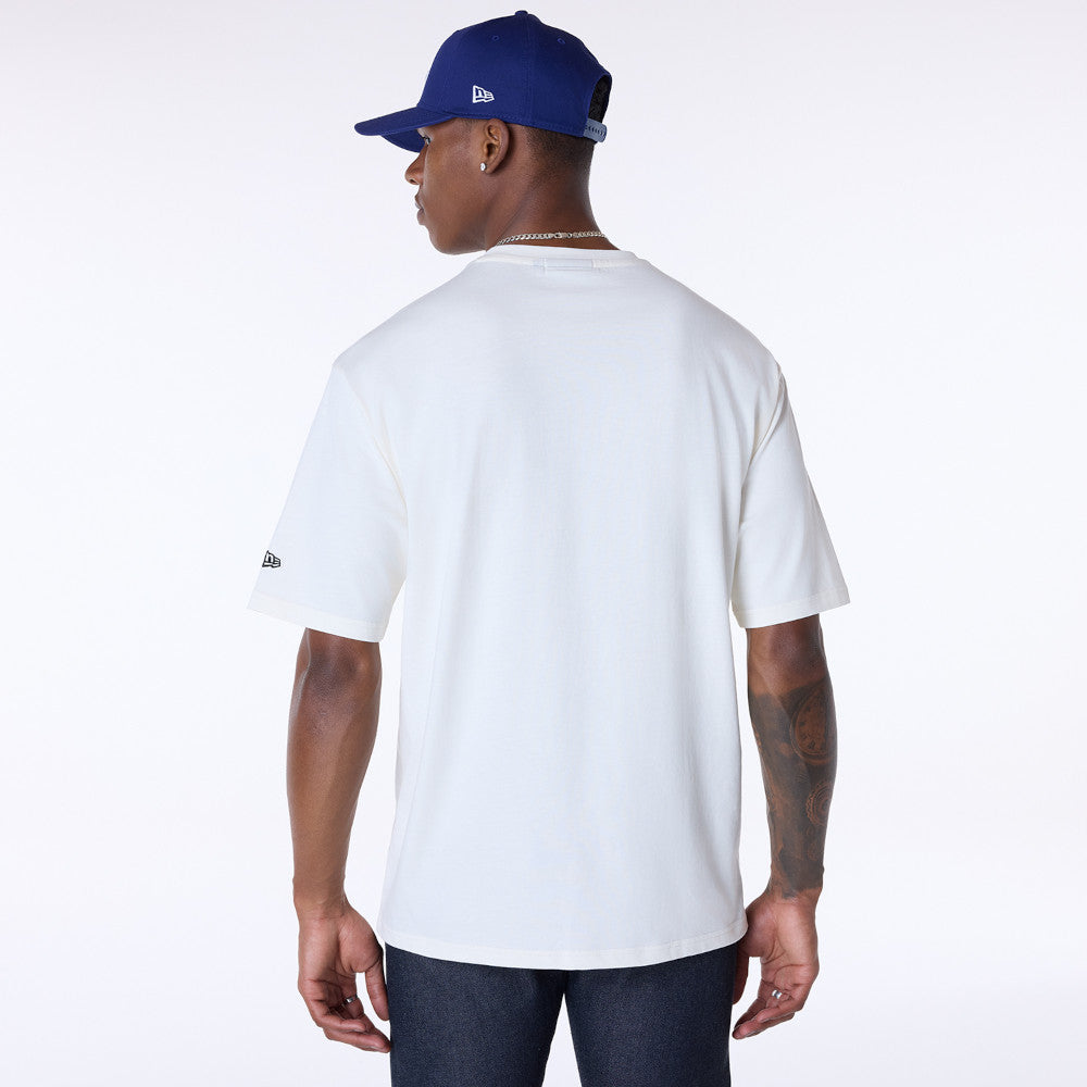 LA Dodgers MLB Script Open White T-Shirt