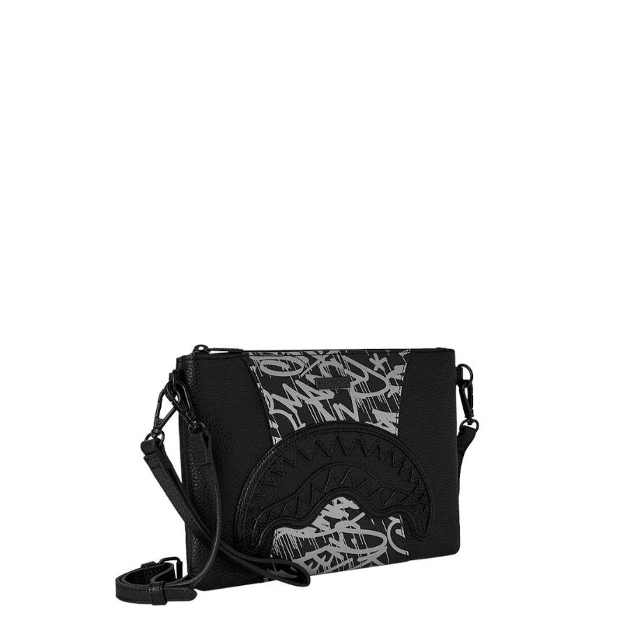 SPRAYGROUND MIDNIGHT RACEWAY GRAFFITI CLUTCH