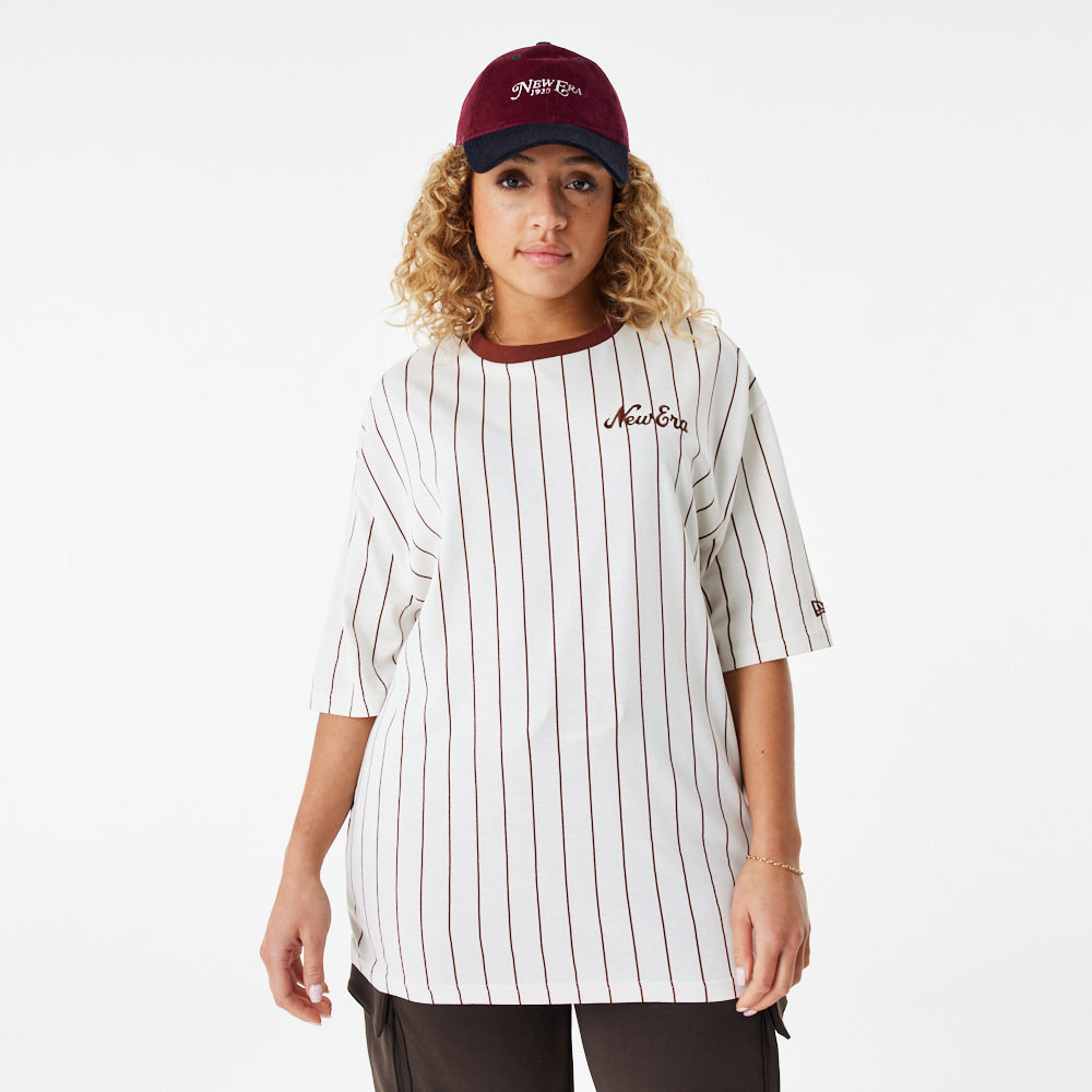 NE PINSTRIPE OS TEE NEWERA