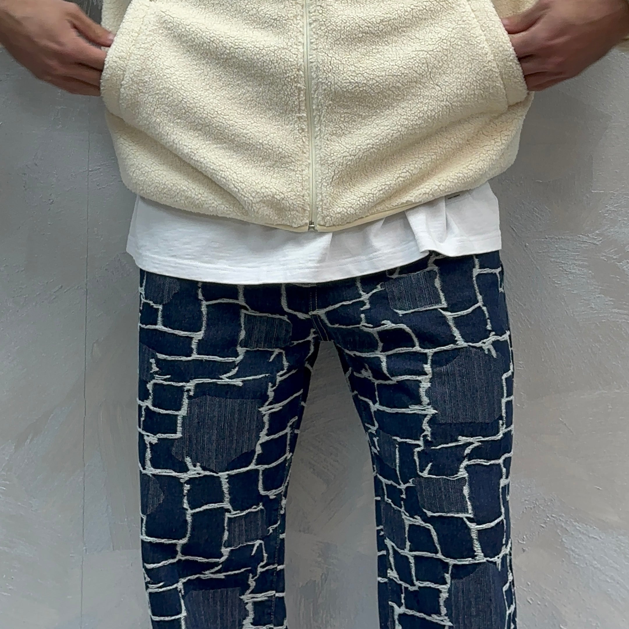 Baggy Jeans Blue Crease