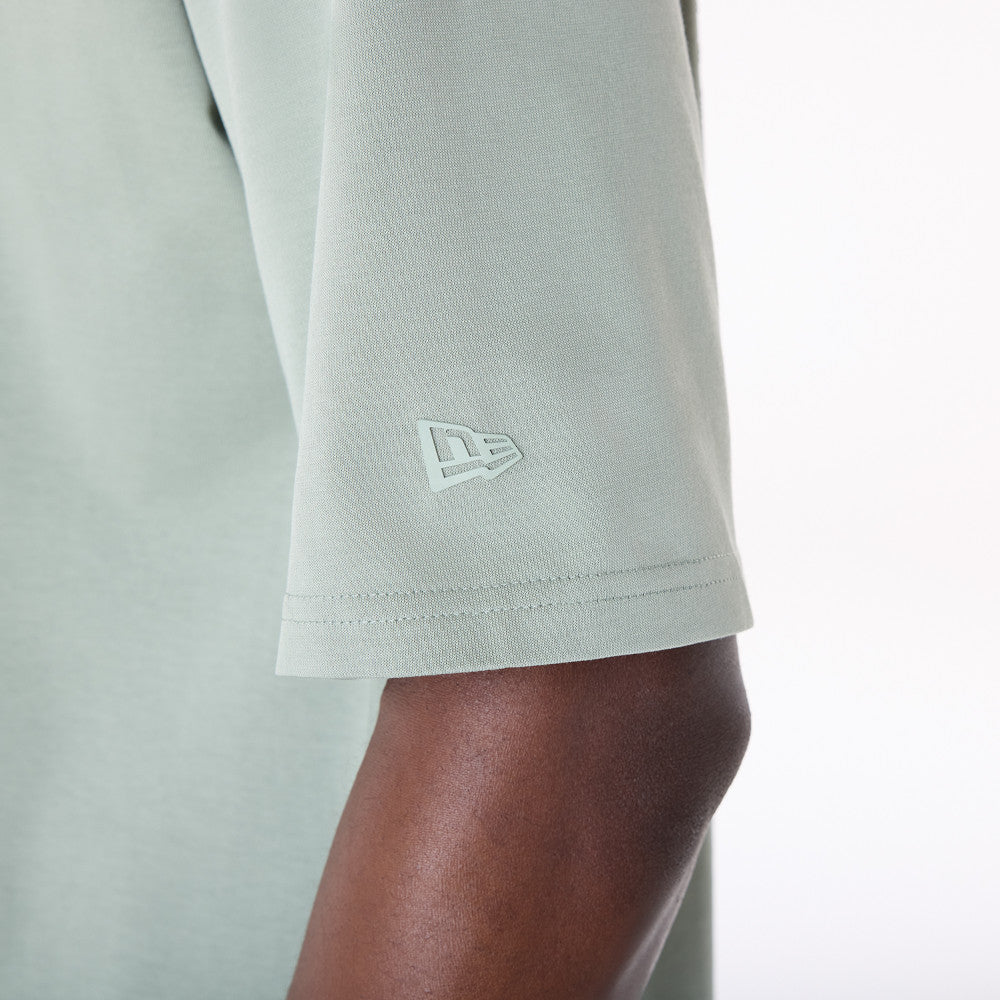 New Era Sticker Pastel Green Oversized T-Shirt