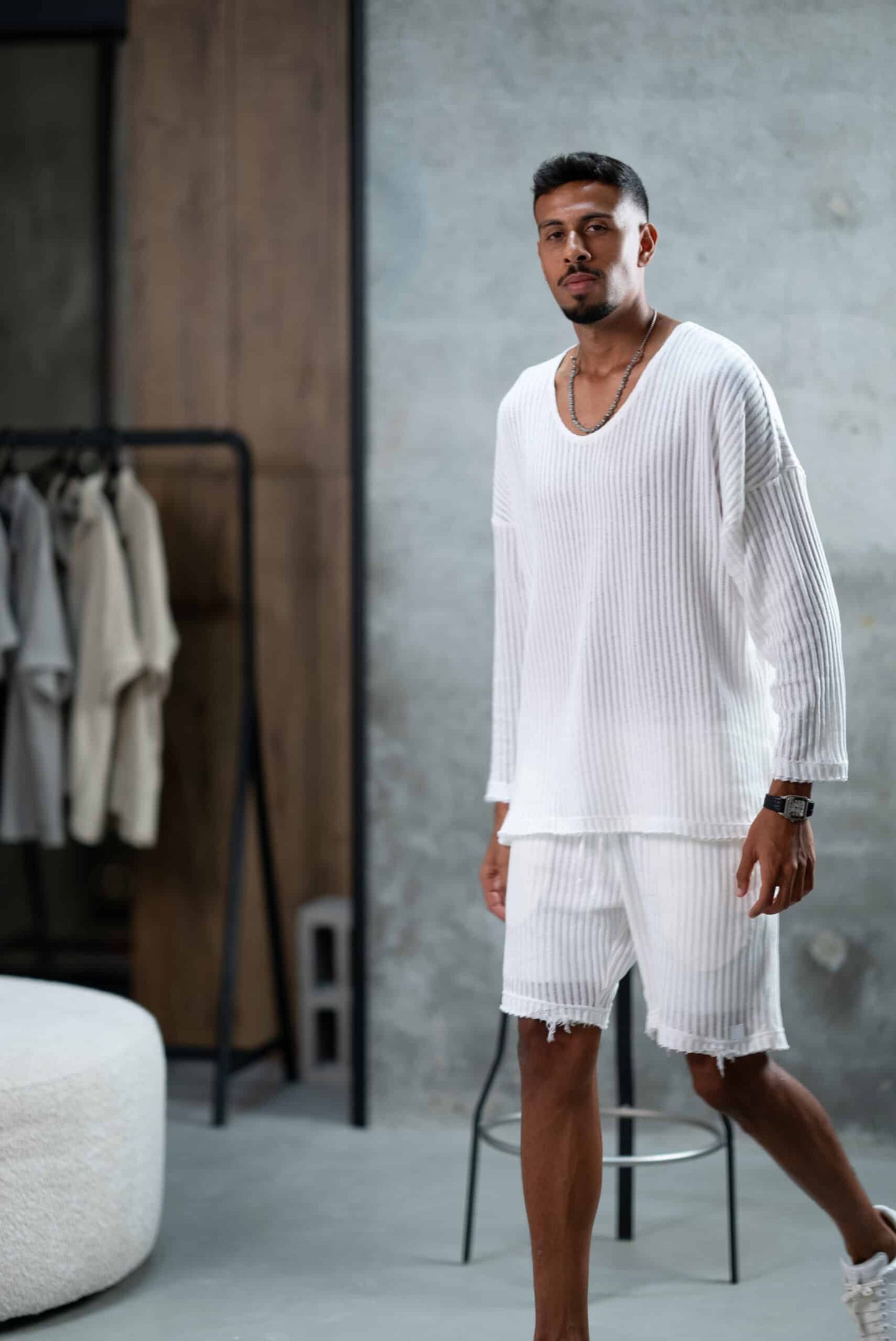 Santotini Short - WHITE