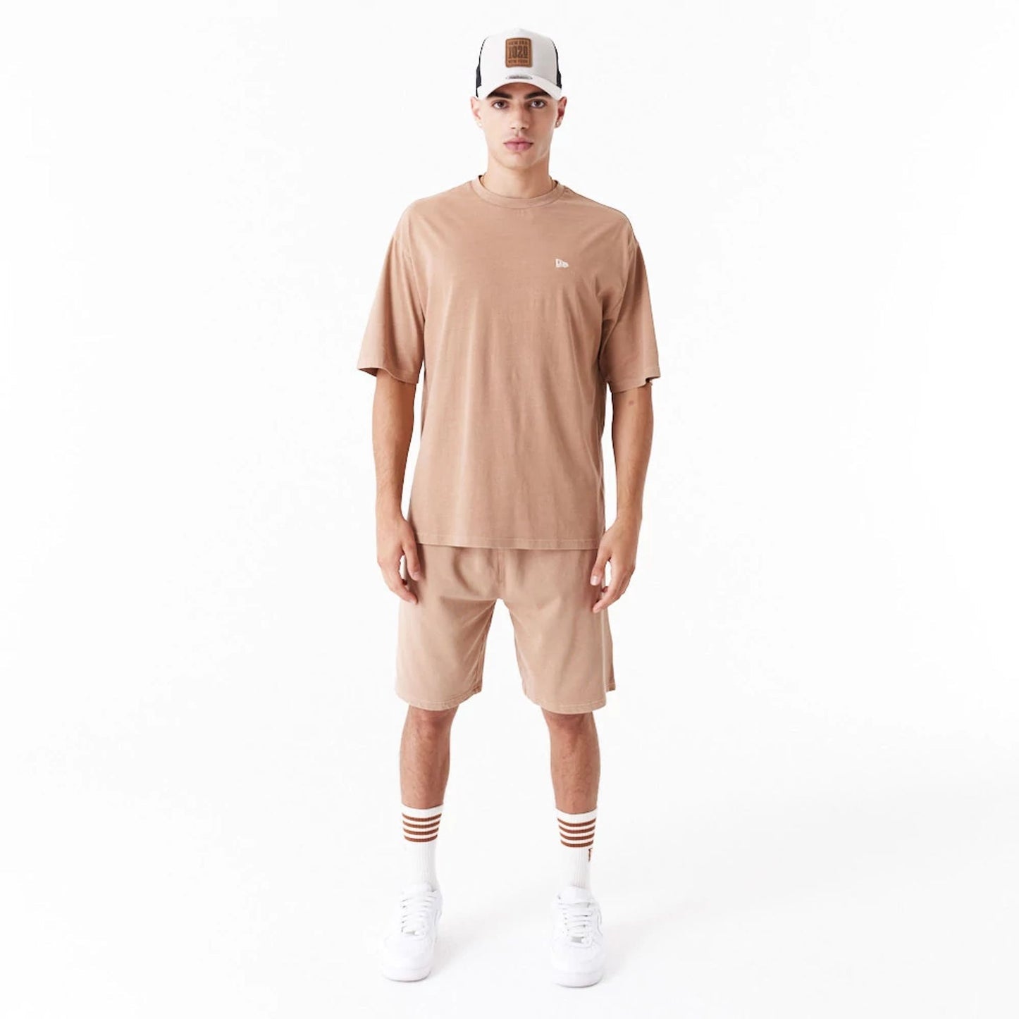 New Era Washed Orange Oversized T-Shirt