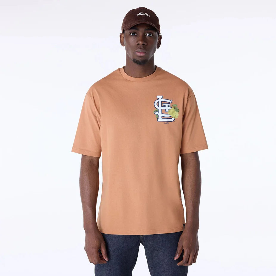 New Era Washed Orange Oversized T-Shirt