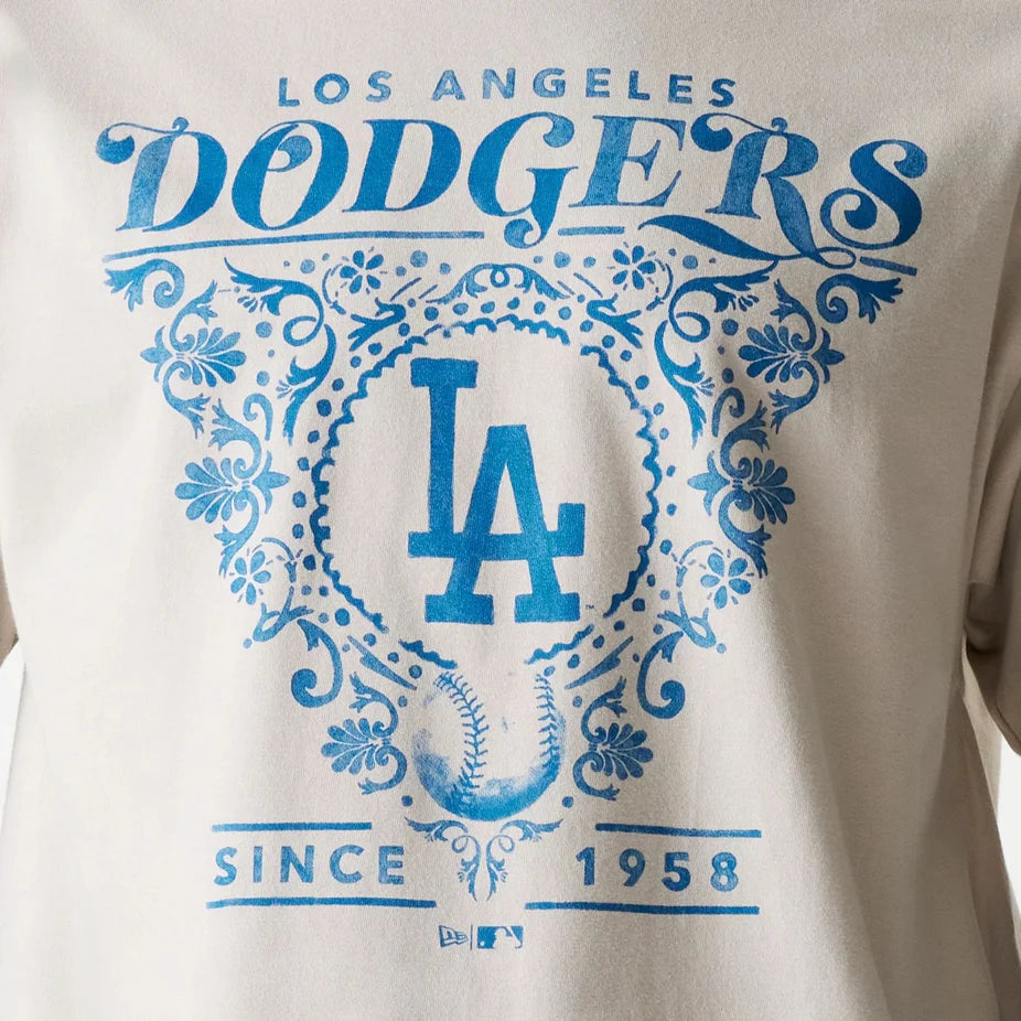 MLB FLORAL GRPHC OS TEE חולצת טי שרט שרוול קצר