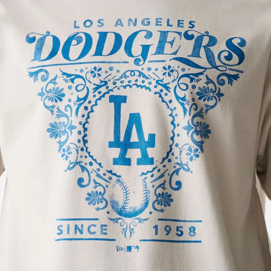 MLB FLORAL GRPHC OS TEE חולצת טי שרט שרוול קצר