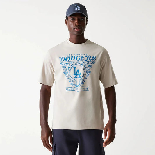MLB FLORAL GRPHC OS TEE חולצת טי שרט שרוול קצר