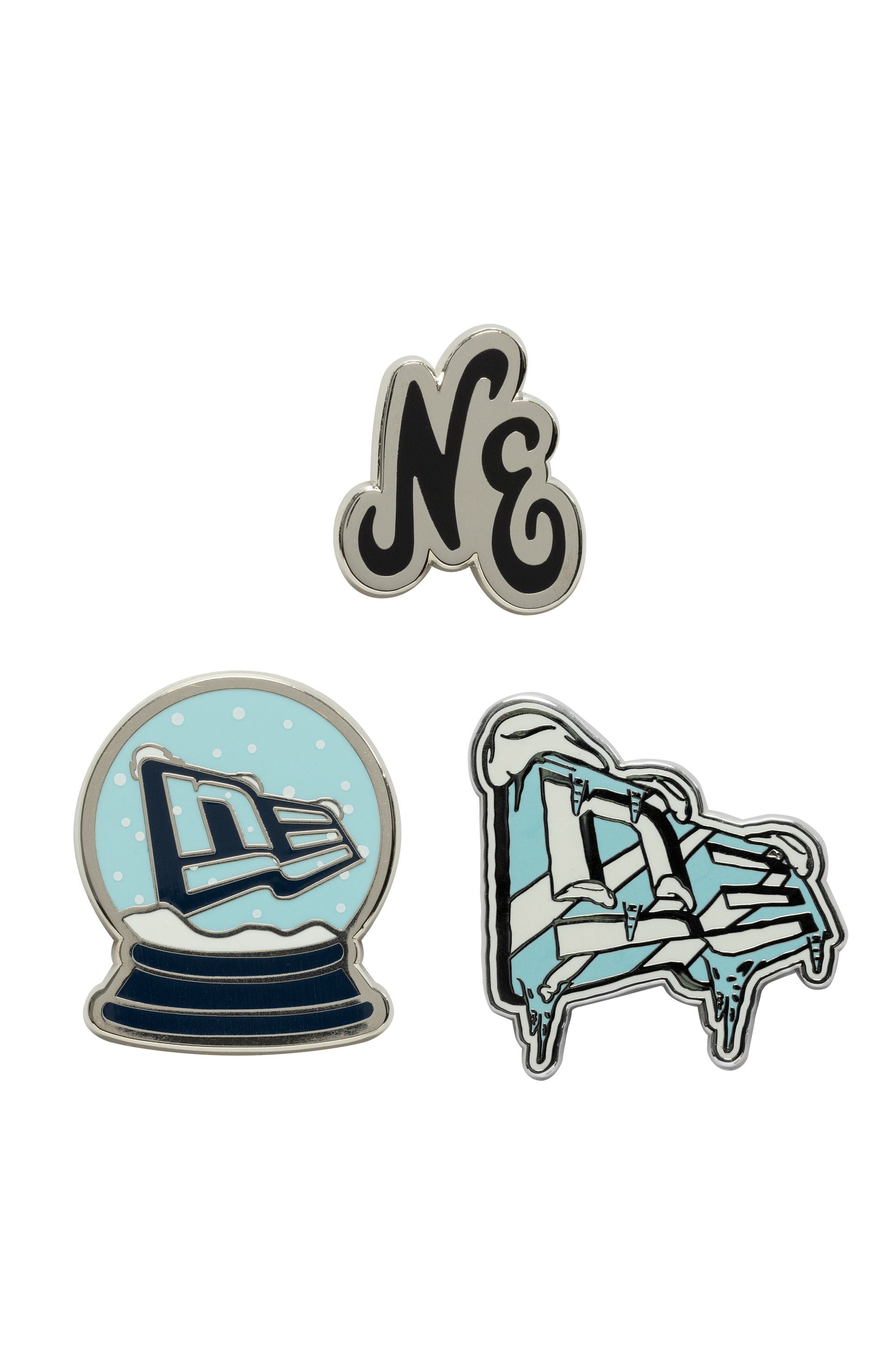 NE 3 PIN GIFT SET 1 NEWERA SLV סיכות לכובע - Butterfly Sneakers