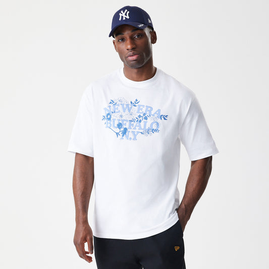 NE FLORAL OS TEE NEWERA  WHI