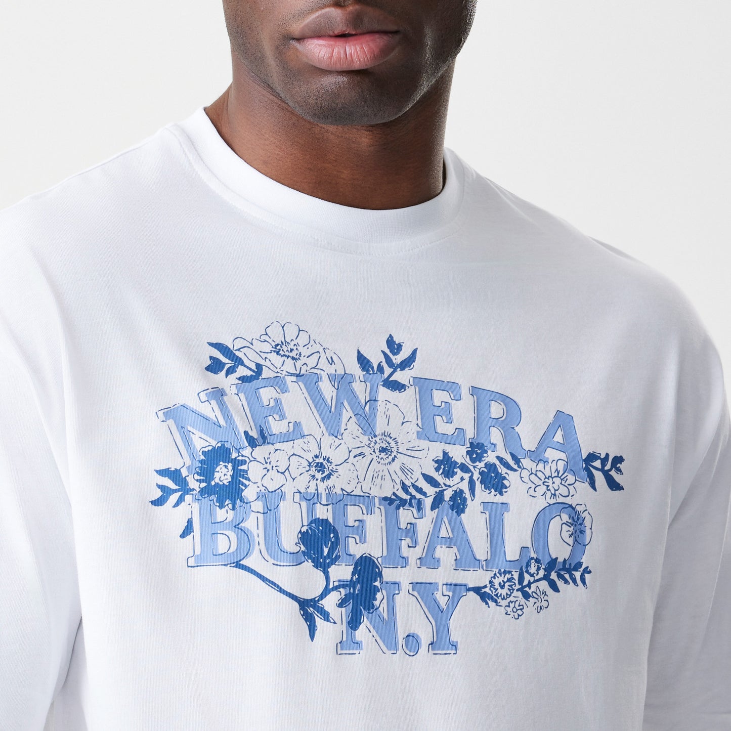 NE FLORAL OS TEE NEWERA  WHI