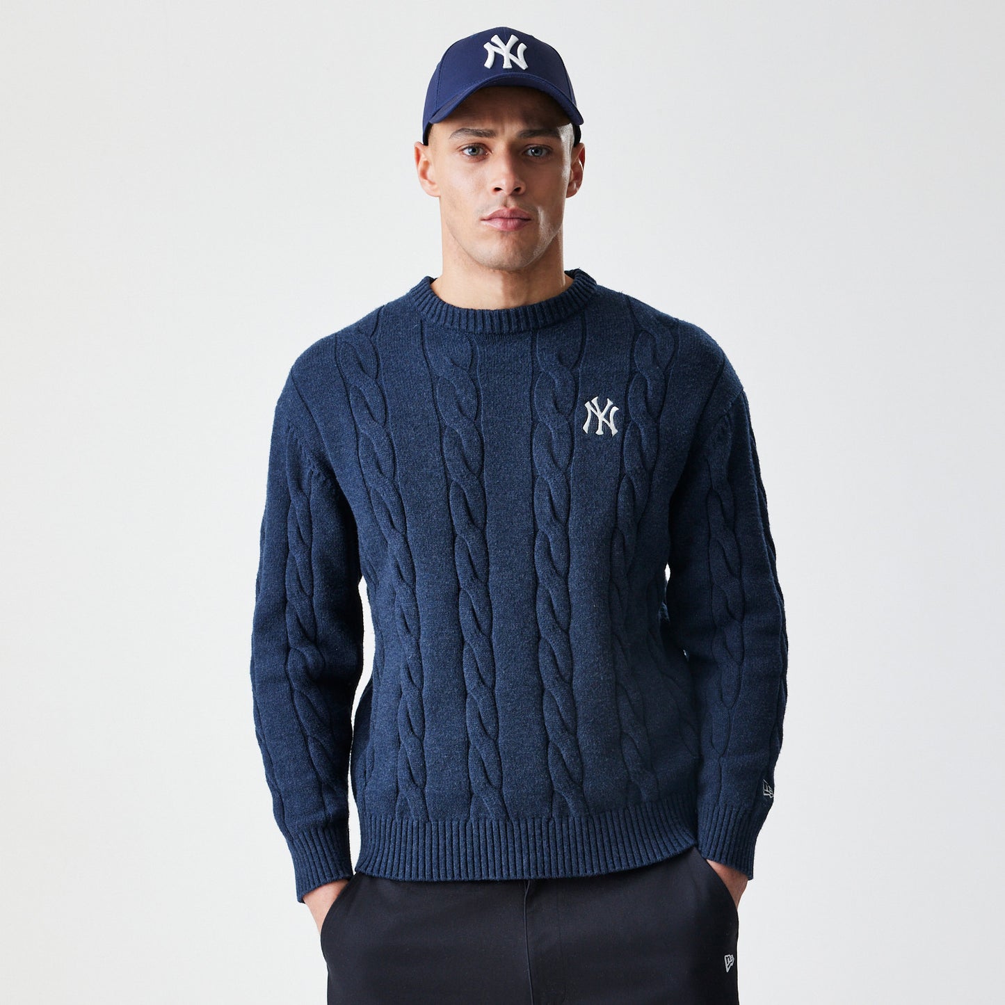 MLB CABLE KNIT CREW NEYYAN  NSN