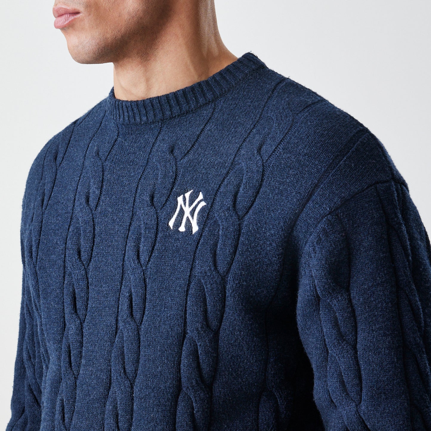 MLB CABLE KNIT CREW NEYYAN  NSN