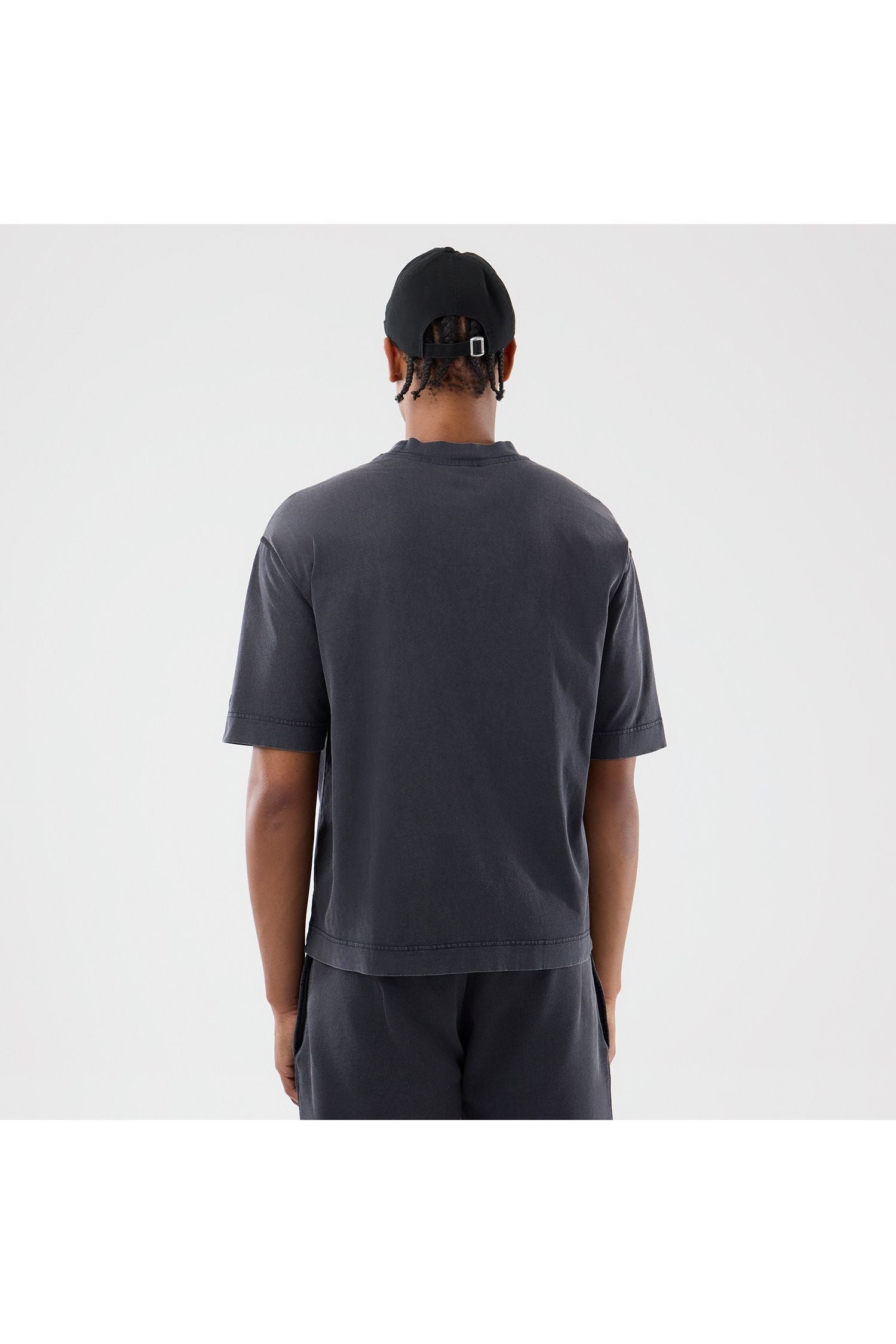 MLB WASHED BOXY TEE NEYYAN חולצת טי שרט בוקסי שרוול קצר - Butterfly Sneakers