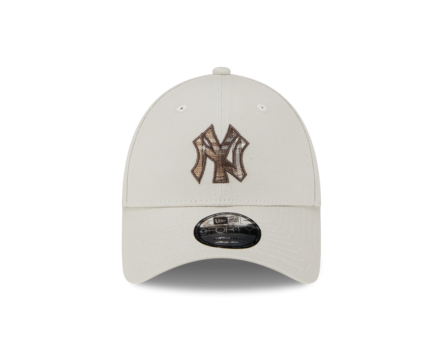 NEW ERA New York Yankees Check Infill Stone 9FORTY Adjustable Cap