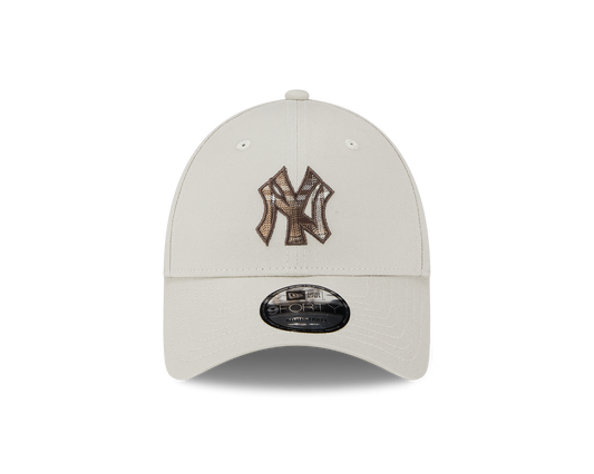 NEW ERA New York Yankees Check Infill Stone 9FORTY Adjustable Cap