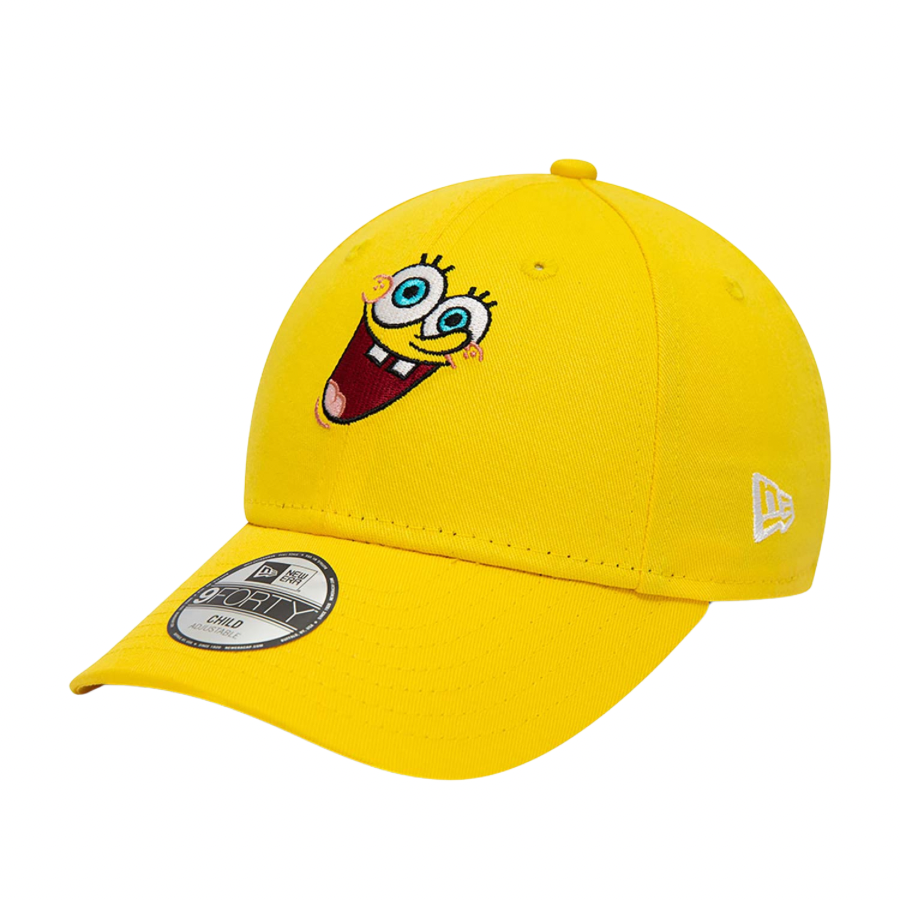 NEW ERA Spongebob Squarepants Youth Nickelodeon Yellow 9FORTY Adjustable Cap