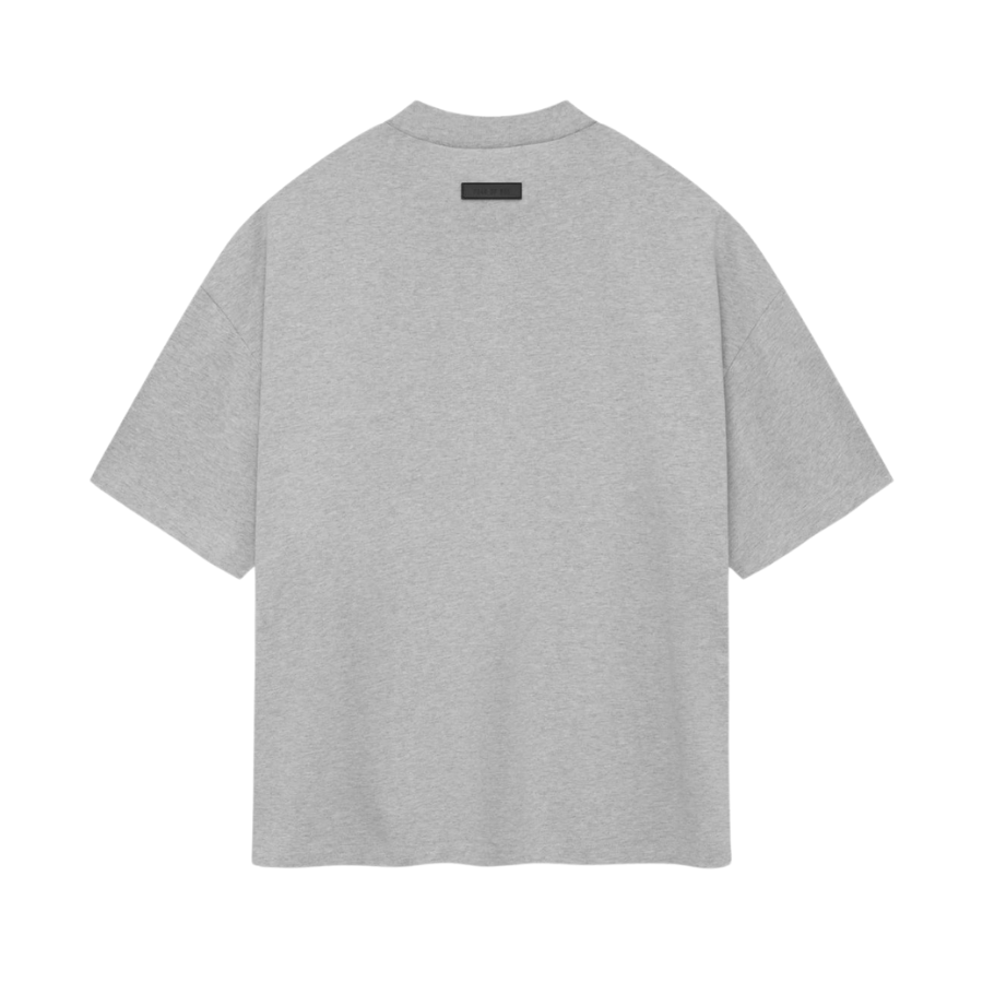 FEAR OF GOD ESSENTIALS Light Heather Grey Cotton-Blend Sweat Shirt