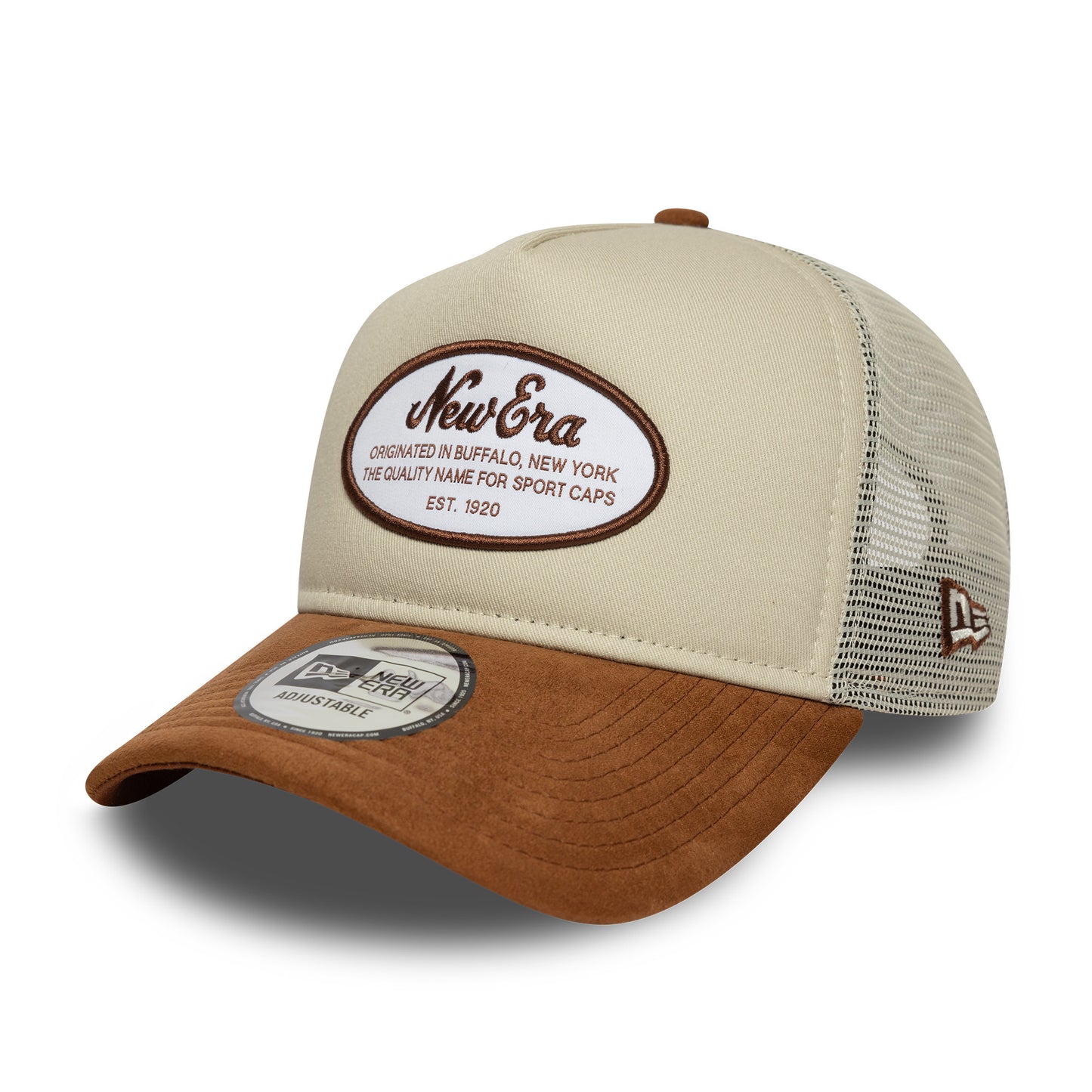 PATCH SUEDE TRUCKER כובע