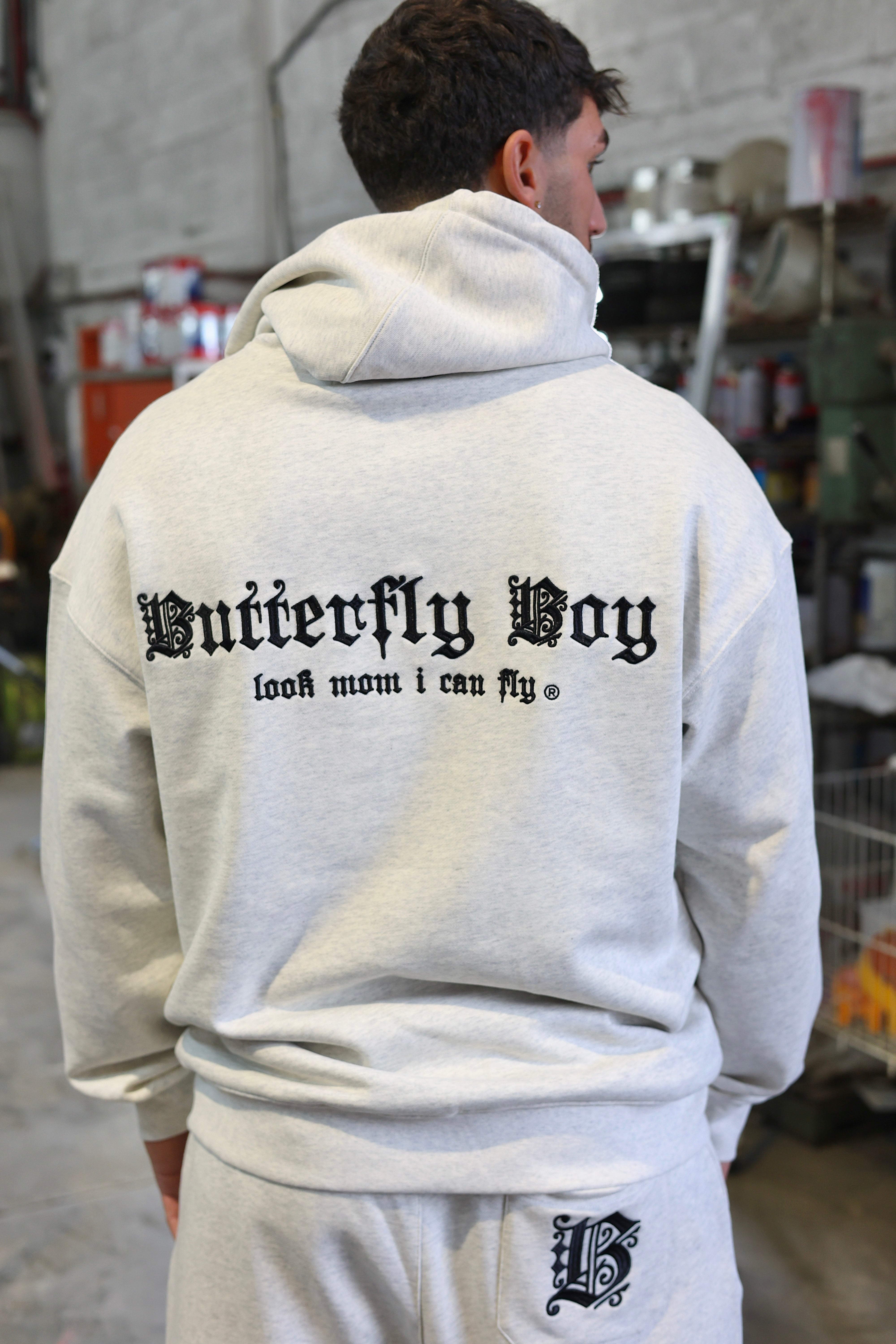 BUTTERFLY BOY WINTER FULL SUIT - DIRTY WHITE