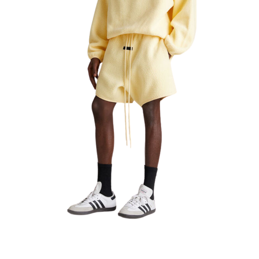 FEAR OF GOD ESSENTIALS Yellow Cotton-Blend Sweat Shorts