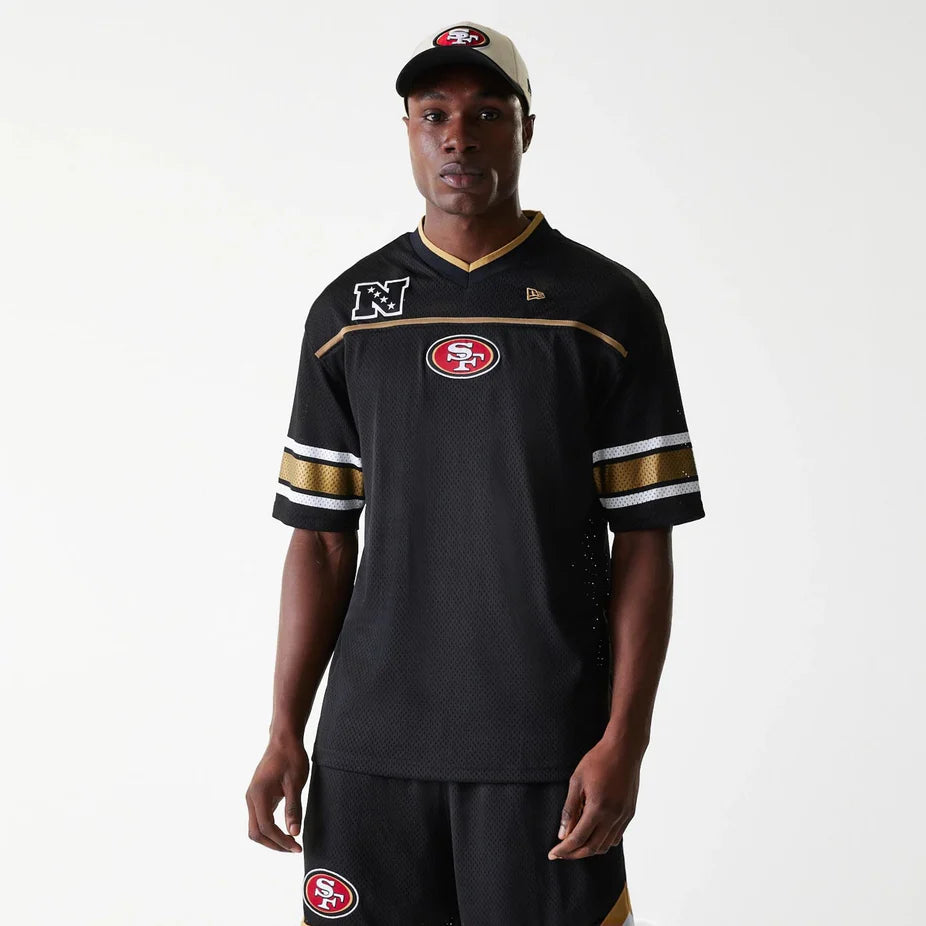 MESH NFL SAF49E BLK חולצת טי שירט שרוול קצר