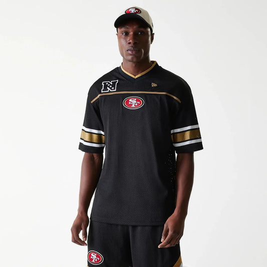 MESH NFL SAF49E BLK חולצת טי שירט שרוול קצר