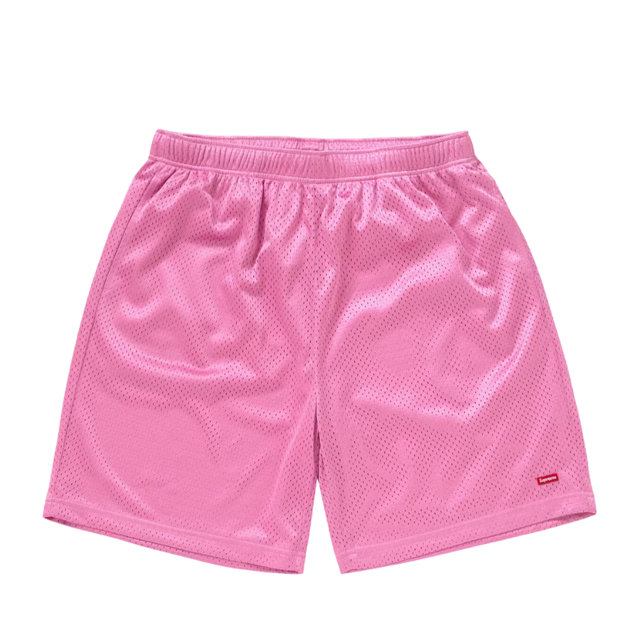 Supreme Small Box Baggy Mesh Short SS24 Pink